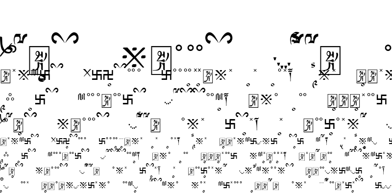 Sample of TibetanCalligraphicSkt4 Regular