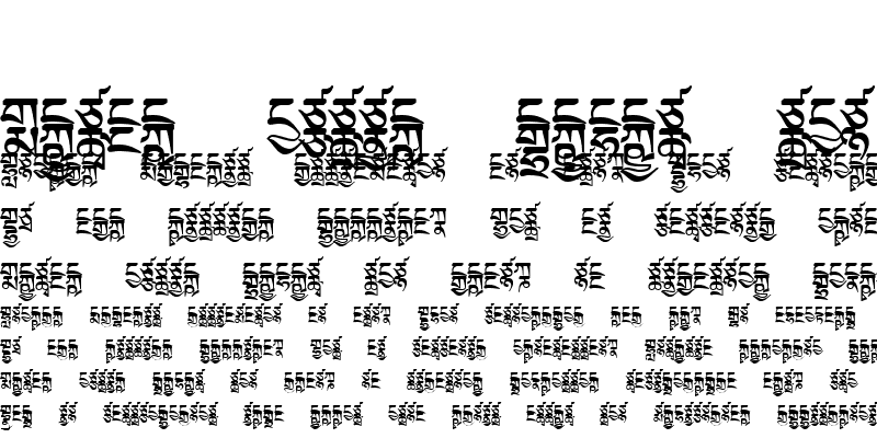 Sample of TibetanMachineWeb2 Regular