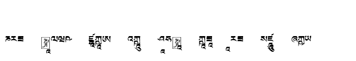 Preview of TibetanMachineWeb9 Regular