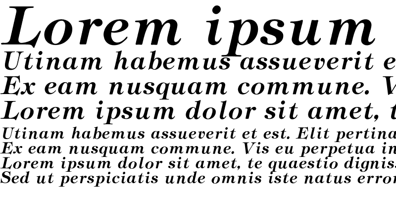 Sample of Tiffany Demi Italic