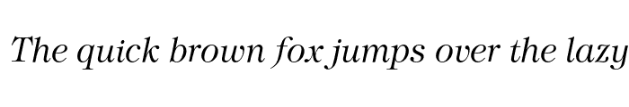 Preview of TiffanyEF-LightItalic Regular