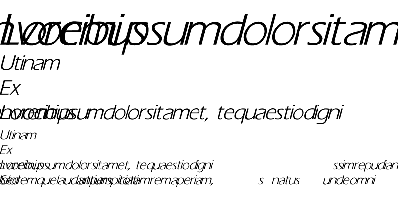 Sample of Tili Italic