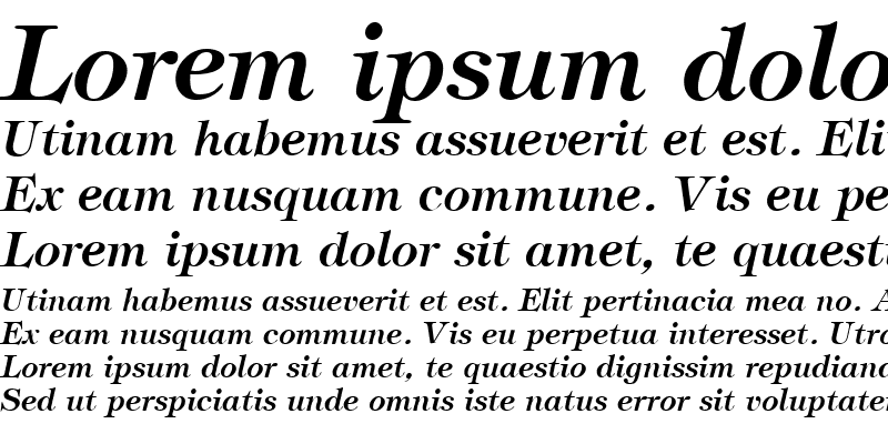 Sample of Timbrel Bold Italic