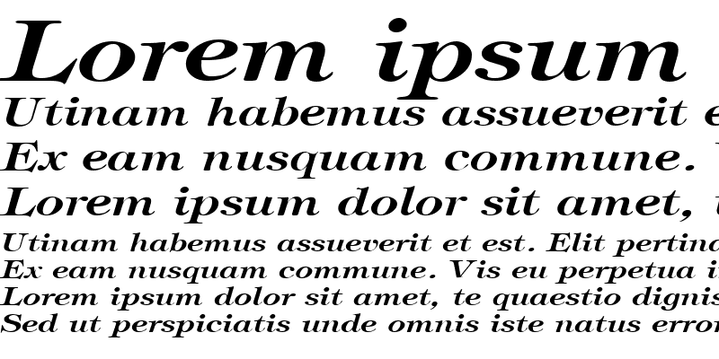 Sample of TimbrelBroad Bold Italic