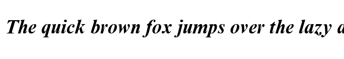 Preview of Times New Roman Greek Bold Inclined