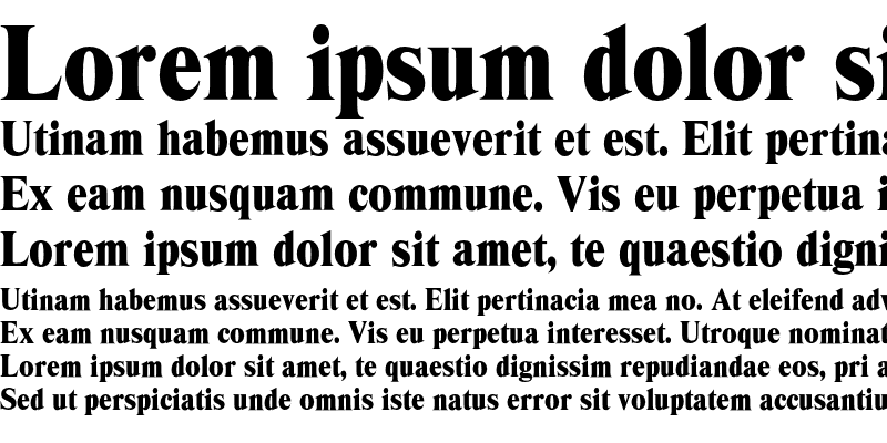 Sample of TimesModernEF Regular