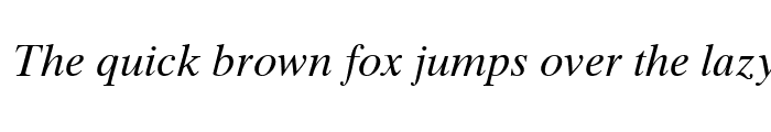 Preview of TimesTenGreek Upright Italic
