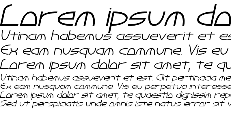 Sample of Tinker Round Italic Normal