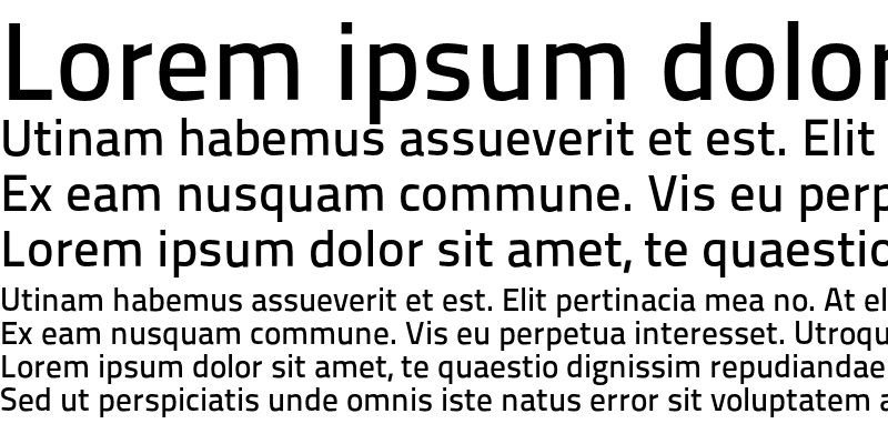 Sample of TitilliumText22L