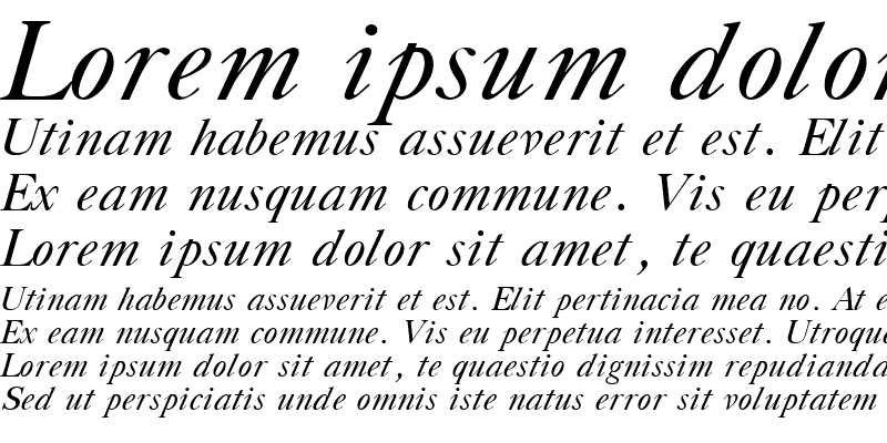 Sample of Title Italic