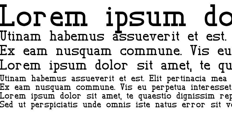Sample of TL Serif Bold