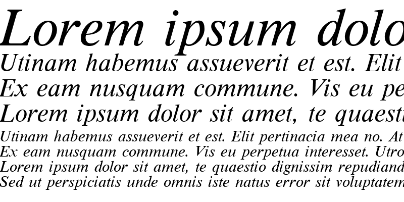 Sample of TmsEBD Italic