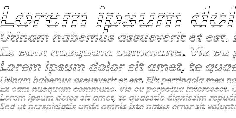 Sample of TomBeckerGradoE Italic
