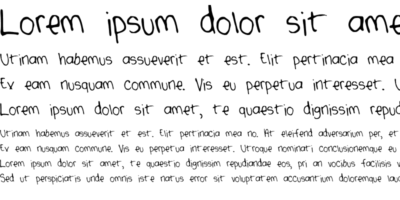 Sample of toriswriting