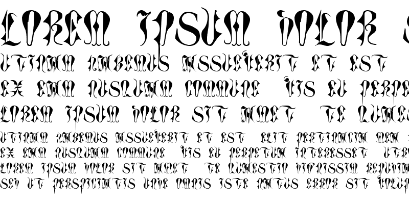 Sample of Tory Gothic Caps