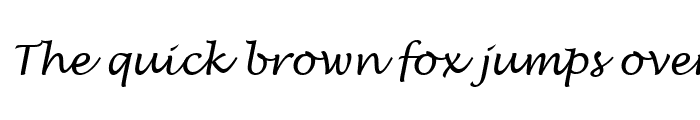 Preview of TR Lucida Handwriting Italic