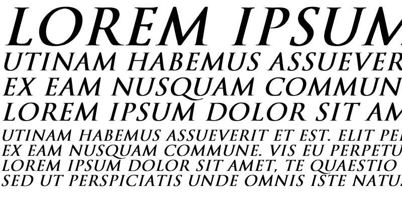 Sample of Trajan-Normal BI Bold Italic