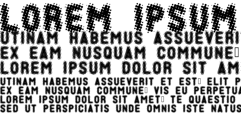 Sample of TRAMAPUNTO