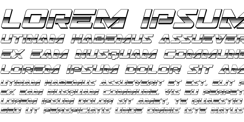 Sample of Trans-America Platinum Italic Italic
