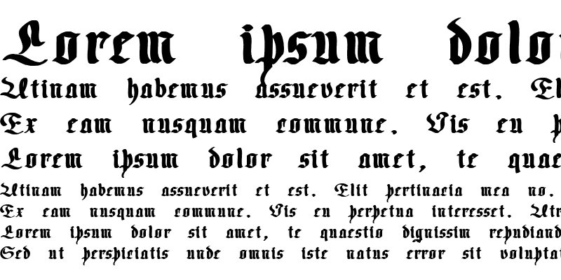 Sample of Transylvania 1 Bold