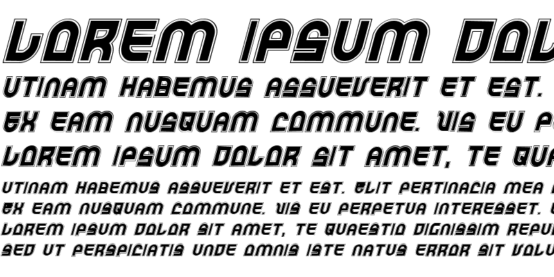 Sample of Trek Trooper Academy Italic Italic