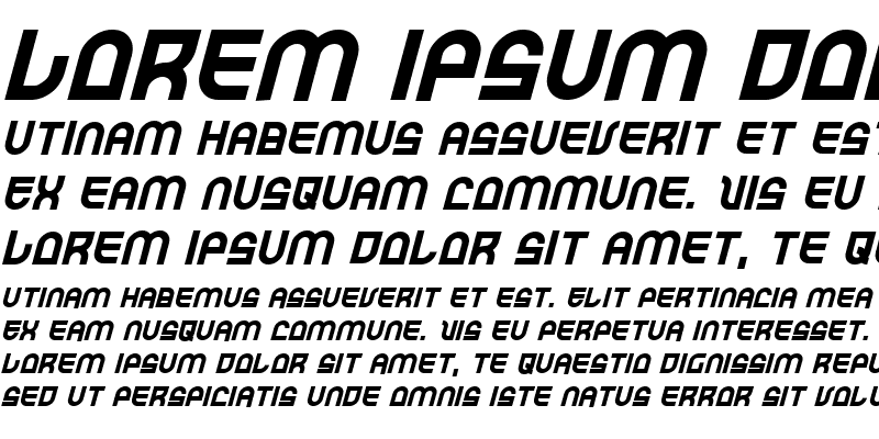 Sample of Trek Trooper Italic Italic