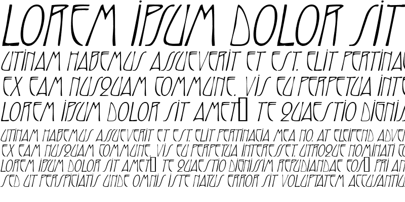 Sample of TrilliumCapsSSK Italic