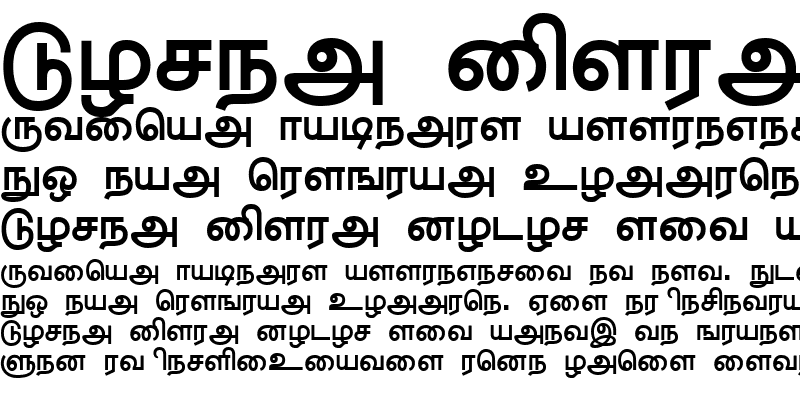 Trinco Normal Tamil Font Free