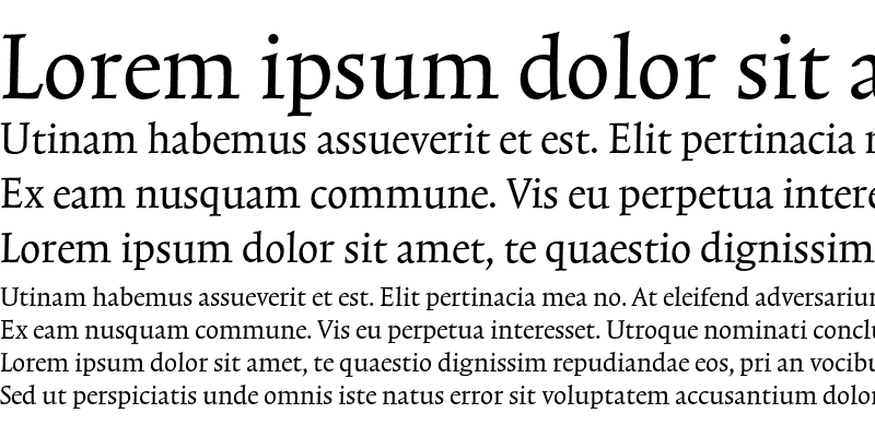 Sample of TriniteNo1 Condensed Roman