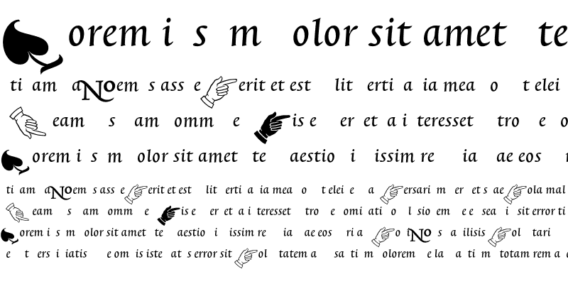 Sample of TriniteNo1 Pi Italic