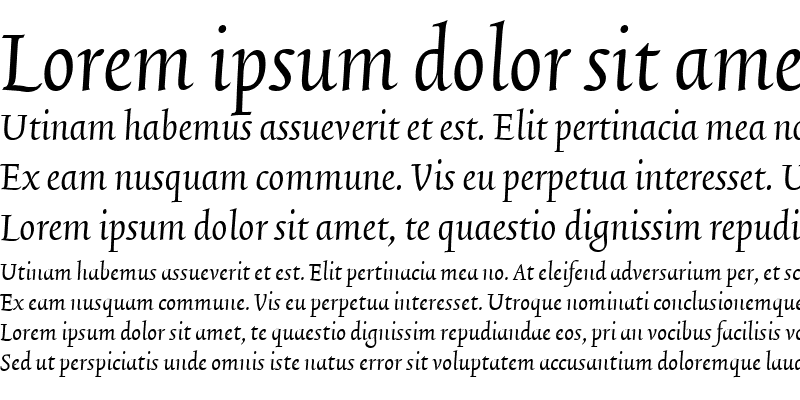 Sample of TriniteNo2 Italic