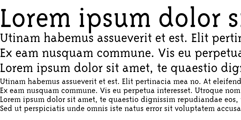 Sample of TriplexSerif-Light