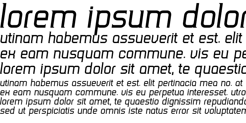 Sample of TripSerifCE Italic