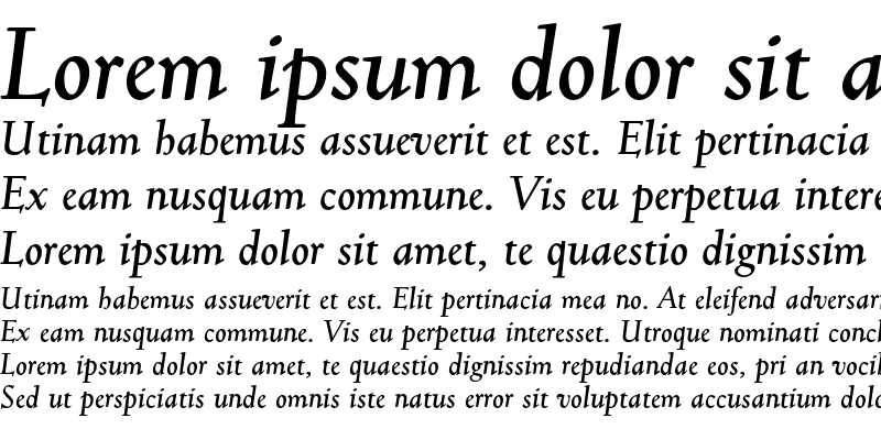 Sample of Truesdell Std Bold Italic