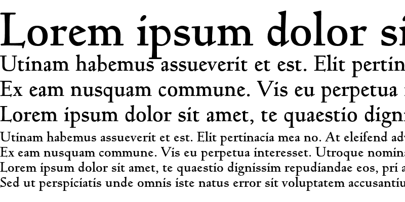 Sample of Truesdell Std Bold