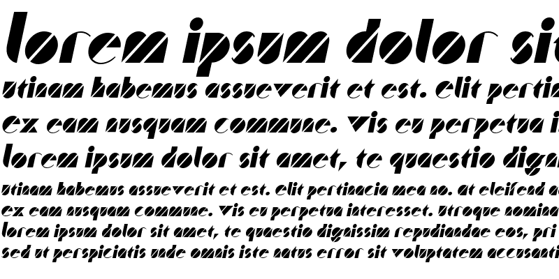 Sample of Truffle Italic