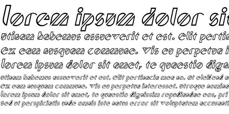 Sample of Trufflette Italic