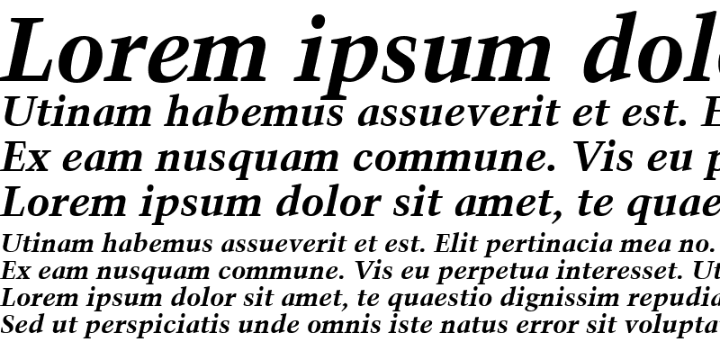 Sample of TrumpMediaeval LT Bold Italic