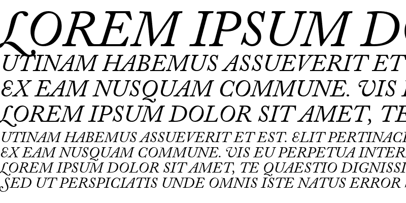 Sample of tsp machina 1 caps Italic