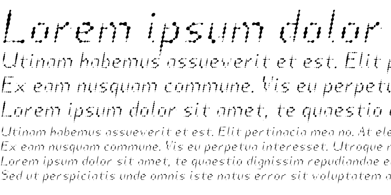 Sample of TTRheostatFahrenheit Lite Italic