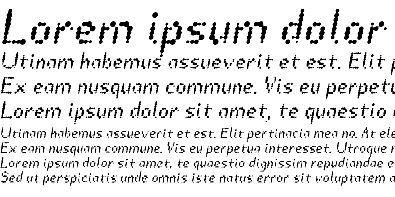 Sample of TTRheostatFahrenheit Medium Italic
