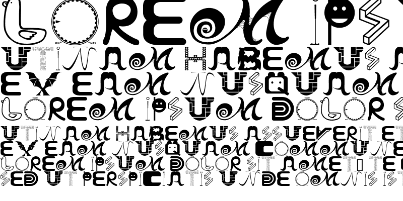 Sample of tYPE FACE