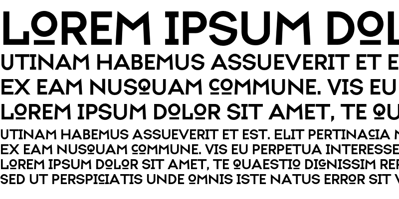 Sample of Typeface SixPtFive Regular