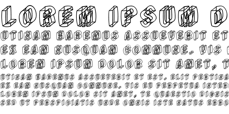 Sample of TypefaceEggs Medium