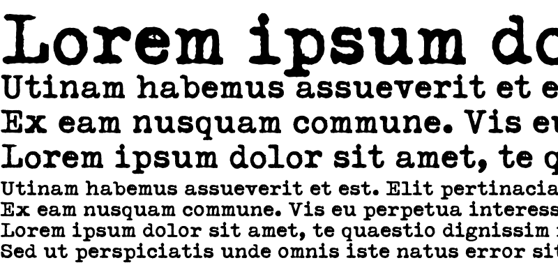 Sample of Typeka Bold