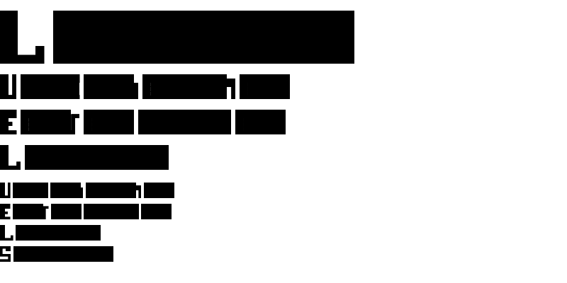 Sample of TypeSquare One Regular