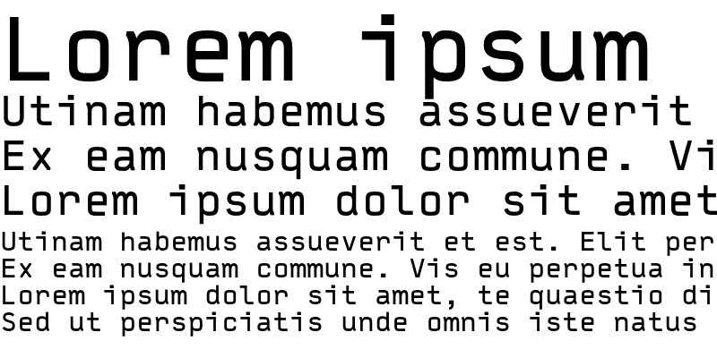 Sample of Typestar OCR Regular