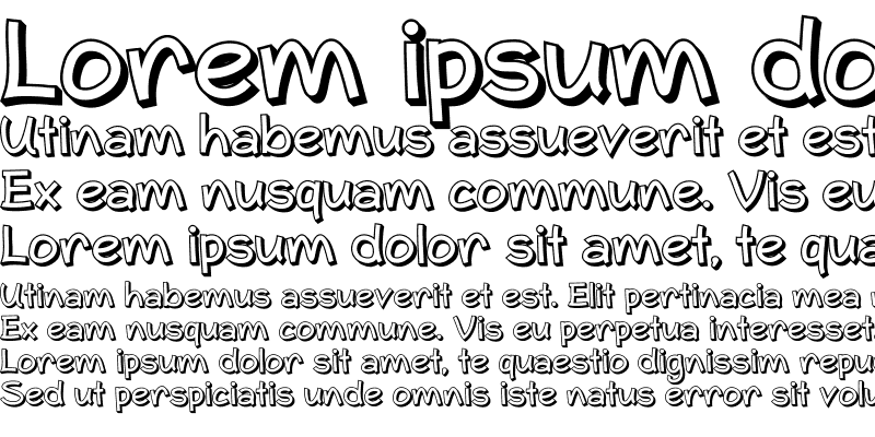 Sample of Typo Comica Outline
