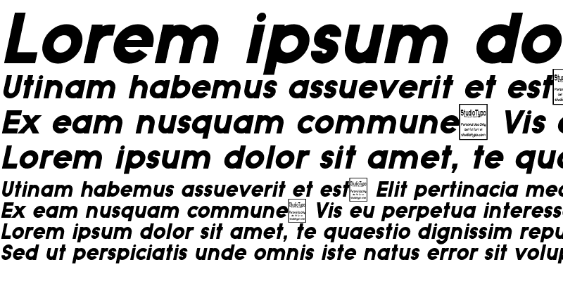Sample of Typo Grotesk Black Italic