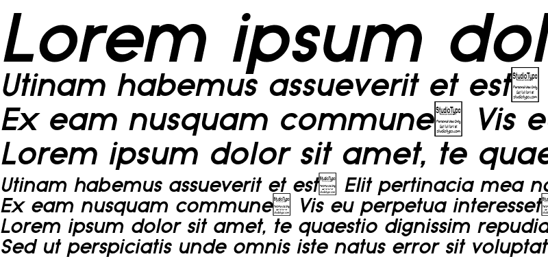 Sample of Typo Grotesk Bold Italic